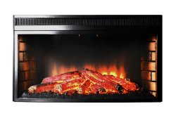 Каминокомплект Interflame Лонг с очагом Panoramic 33W LED FX венге