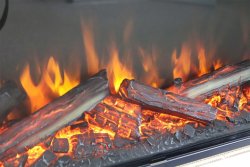 Каминокомплект Royal Flame Windsor с очагом Vision 60 LOG LED слоновая кость с патиной
